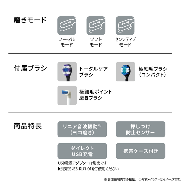音波振動ハブラシ ドルツ （ディープネイビー）