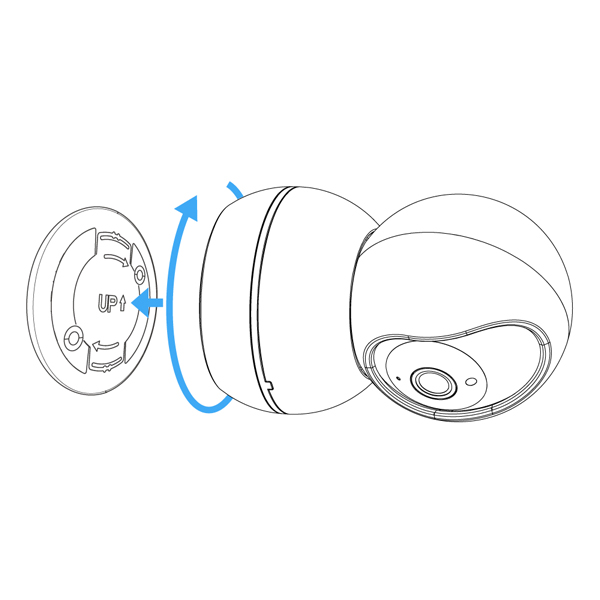 スマカメ パン・チルト専用マグネット付ブラケット