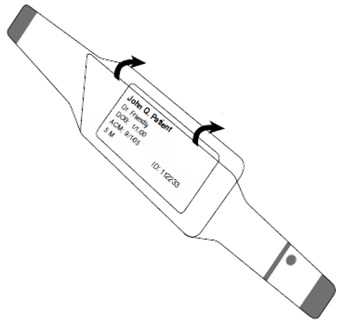医療用リストバンド LaserBand 大人用 A4サイズ