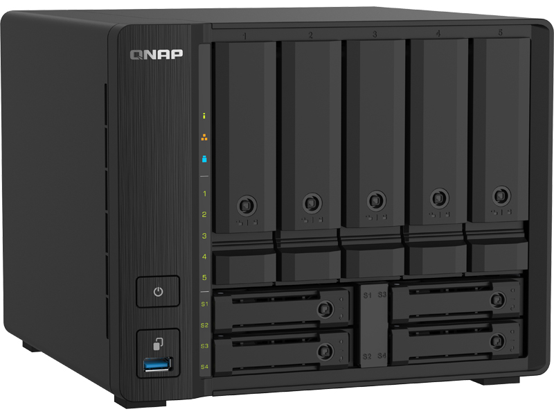 TS-932PX ミドル 60TB MD SSD 4TB (12TB x 5、1TB x 4)