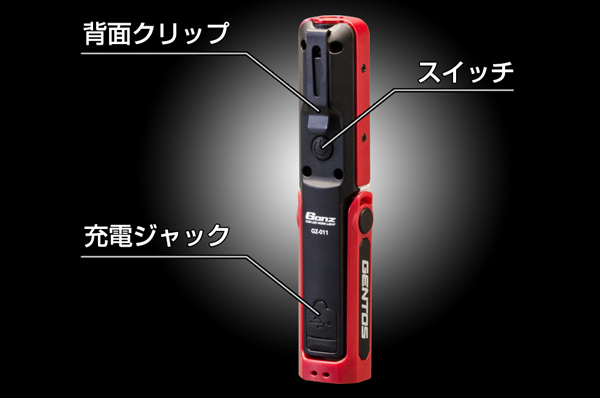 ガンツ 小型ワークライト バータイプ