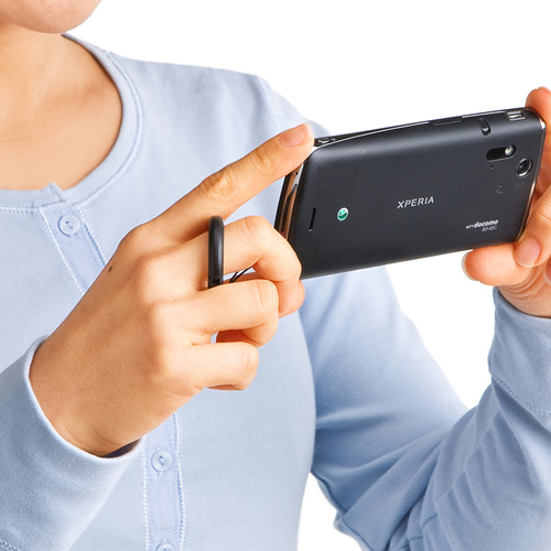 フィンガー＆ネックストラップ（ブルー）