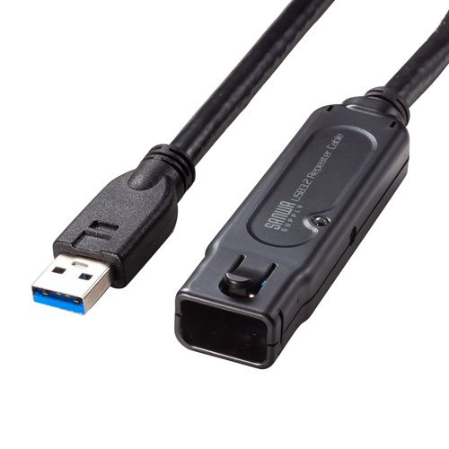 USB3.2アクティブリピーターケーブル 10m（抜け止めロック機構付き）