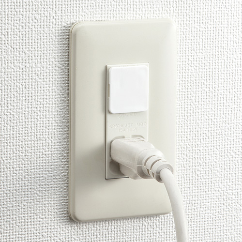 コンセント安全キャップ（3P用・50個入・ホワイト）