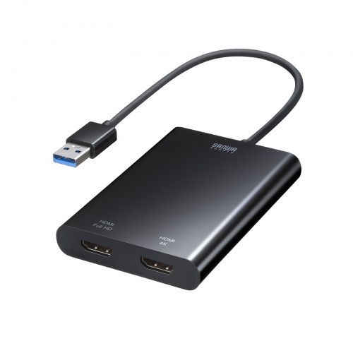 USB-HDMIディスプレイアダプタ（4K対応・2画面出力）