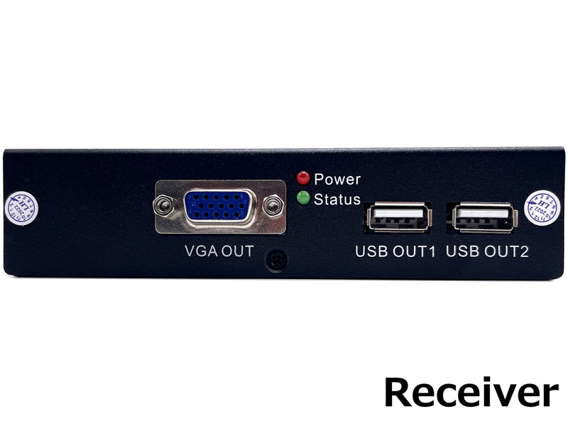 LANケーブル利用VGAエクステンダー＋マウス＆キーボード（受信器単体）/IPAV-203R/ワンホップ最大200m