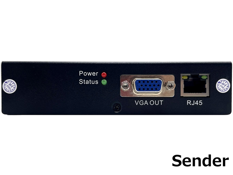 LANケーブル利用VGAエクステンダー＋マウス＆キーボード（送受信器セット）/IPAV-203/ワンホップ最大200m