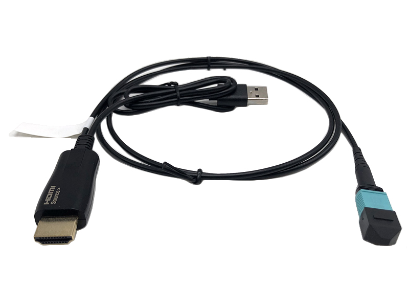 MPO着脱式HDMI2.0モニタ延長ユニット/MPO-HMシリーズ/送受信コネクタケーブルセット