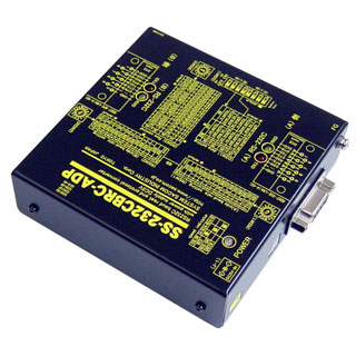 RS232Cボーレート変換器（ ACアダプタ仕様）Dsub9P（メス/インチ）⇔Dsub9P（オス/インチ）