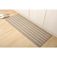 シンプルボーダー　ベージュ　４５×１８０ｃｍ