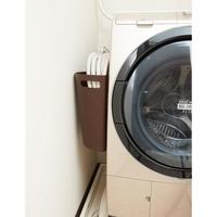 壁掛けダストボックス　メルナ　チョコブラウン×２