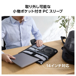 リュック　防水　バックパック　２２Ｌ　ブラック