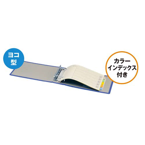 キングファイルＳＤＤＥ青Ａ４横背幅６６ｍｍ１－４冊