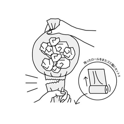 次が使いやすいゴミ袋１０Ｌ　２０枚入り