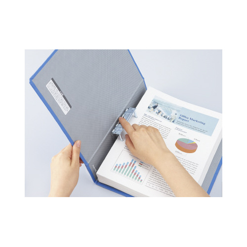 両開きチューブＦ＜Ｋ２＞Ａ４縦背幅６５ｍｍ青