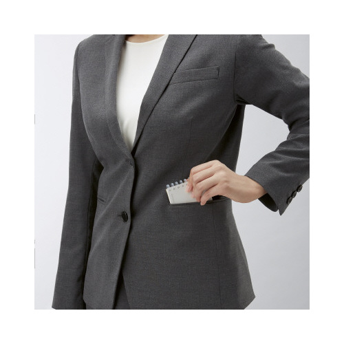 ソフトリングメモ　方眼ドット罫　Ａ７　８０枚透明