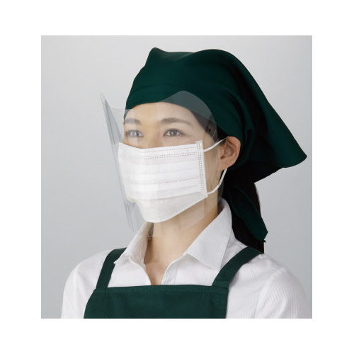 フェイスシールド　マスク装着タイプ　１０枚入×５０