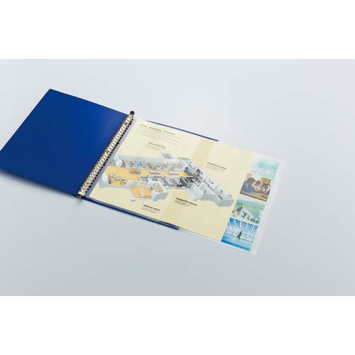 クリヤーブックリフィルＡ３折り畳みポケット２０枚