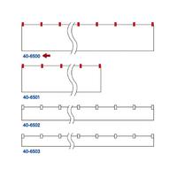 紅白幕　木綿製　紅白ロープ付