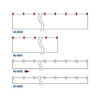 紅白幕　木綿製　紅白ロープ付　９００ｍｍ