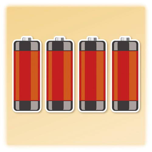 乾電池式電動シャープナー　ホワイト