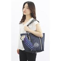 ボトルカバーショルダー　ドットネイビー