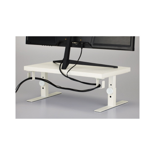 高さが変わるモニター台　幅５９０　ホワイト