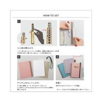 カスタマイズオープンリングノートとじ具Ｓブラック