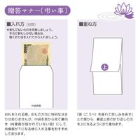 新金封　ひだ折　仏用　双銀七本　短冊　５枚入