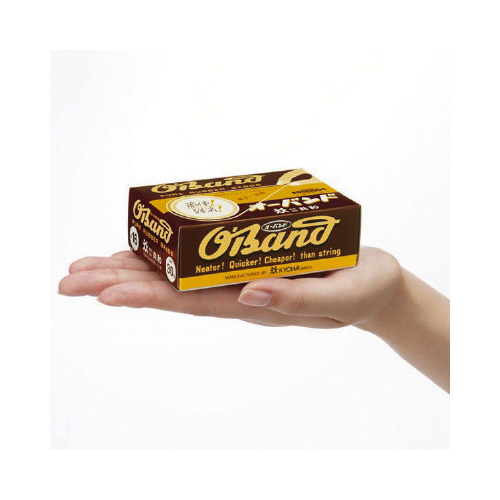 輪ゴム　オーバンド　＃１６　アメ色　３０ｇ箱