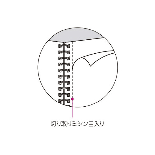 ソフトリングノート＜スーファ＞４ｍｍ方眼罫Ｘ５