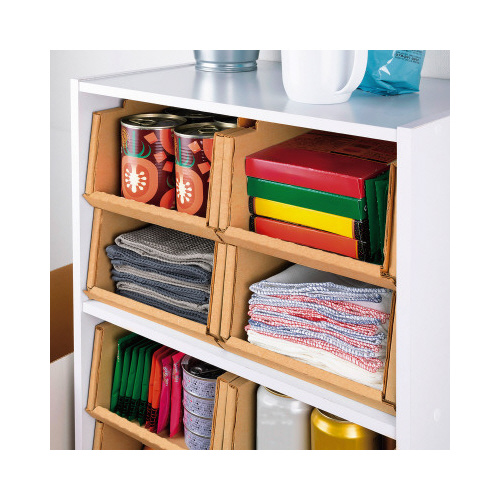 スタッキングコンテナＳ　８個セット　クラフト