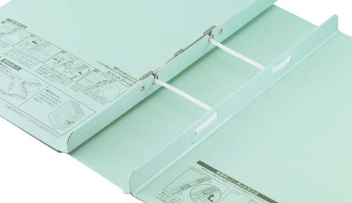 ガバットファイル（活用タイプ・紙製）Ａ４縦桃１０冊