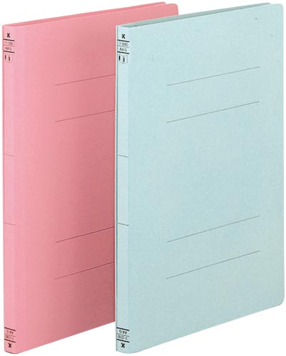 フラットファイルダブルとじ具タイプＡ４縦　桃１０冊