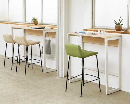 リスムハイデスクＷ１０００　白脚　ナチュラル