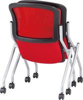 ミーティングチェア　ＡＭＣ－Ｆ４Ｃ　レッド　４脚