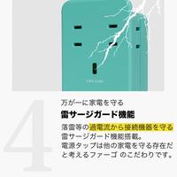 ＳＡＴＩＣＯＬＯＲ　ＡＣ×４　ＵＳＢ×２　オリーブ