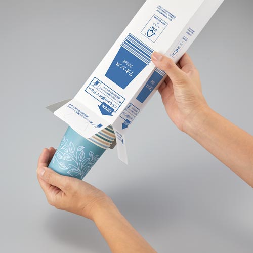 ＦＳＣ紙コップ　ボタニカル７オンス１００個入×２５