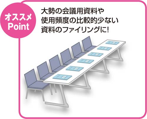 フラットファイルエコノミー　Ａ４縦　青　１０冊