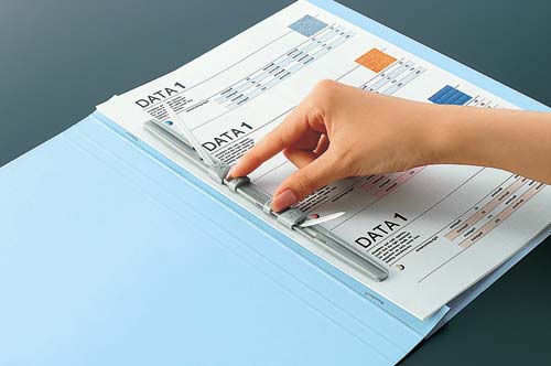 フラットファイルＴ　Ａ４縦　青　１０冊