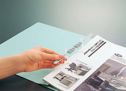 フラットファイルＶ樹脂とじ具　Ａ４縦　黄　１０冊