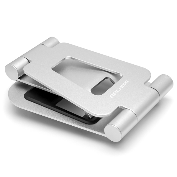 BIG DOUBLE SWING-STAND BY ME 折り畳み式 タブレットスタンド シルバー