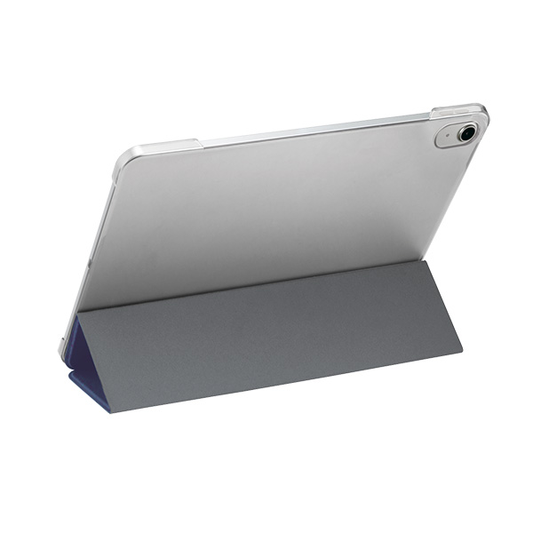 iPad10.9用 ハイブリッドレザーケース ブルー