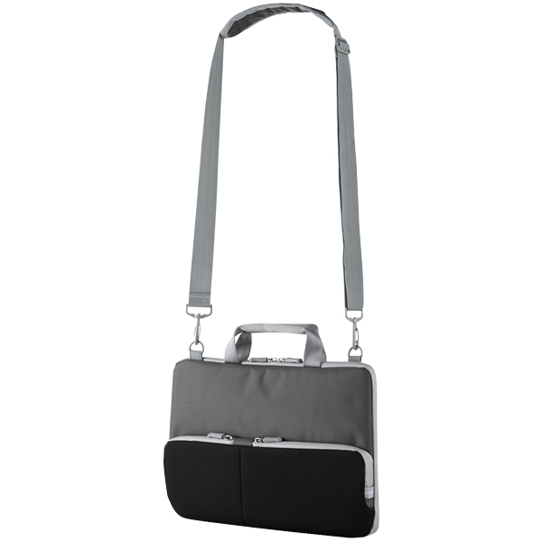 インナーバッグ/ハンドル付/ショルダーベルト付/ポケット付/耐衝撃/11.6inch/ブラック