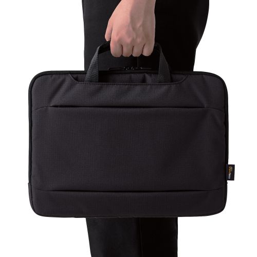 パソコンケース/リサイクル素材/取っ手付き/手提げ/撥水/防汚/CORDURA/14.0インチ/ブラック
