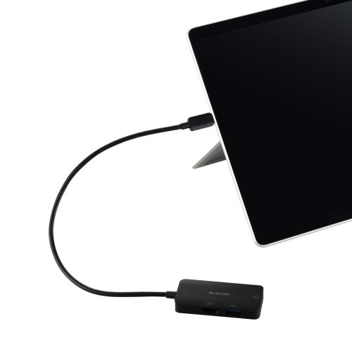 Type-C ドッキングステーション/USB-C×1/USB-A×1/HDMI×1/ブラック