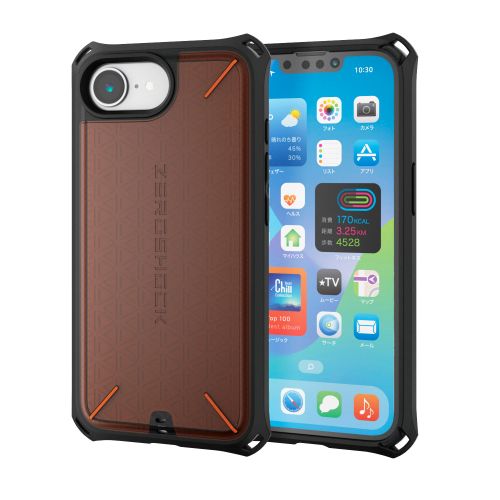 iPhone 17e/16e/ハイブリッドケース/ZEROSHOCK/特殊素材D3O/ブラック