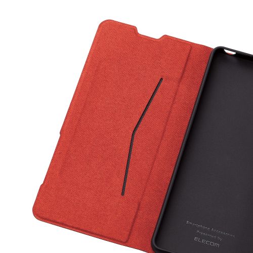 Xperia 10 V (SO-52D/SOG11)用レザーケース/手帳型/UltraSlim/薄型/超軽量/磁石付き/ブラック