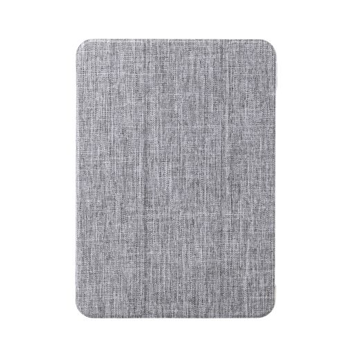 11インチiPad Pro(M4)/フラップケース/薄型軽量/ファブリック/背面クリア/2アングル/グレー