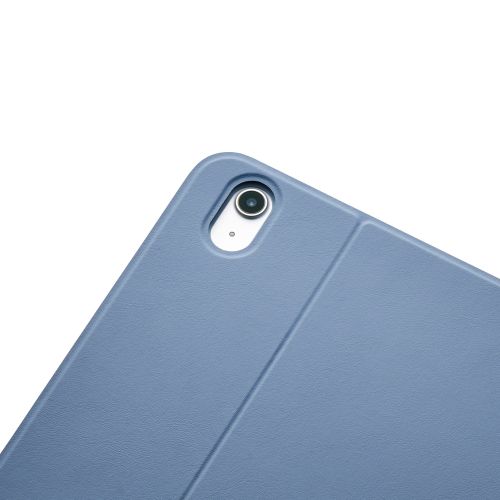 iPad 11インチ(A16)/10.9インチ(第10世代)/フラップケース/衝撃吸収/ApplePencil収納/スリープ対応/ブルーグレー